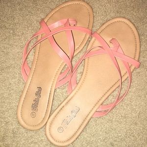 Multi Strap flip flops